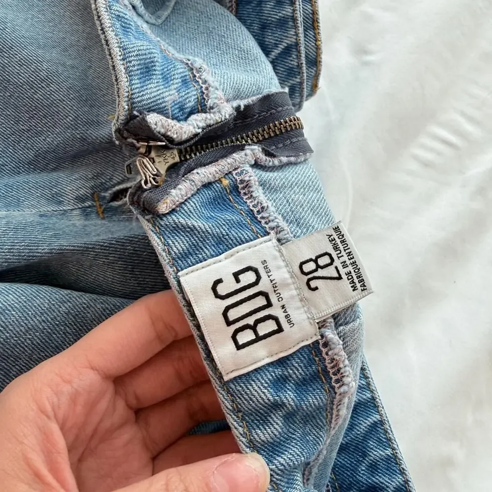 UO BDG Denim Button-Down Skort